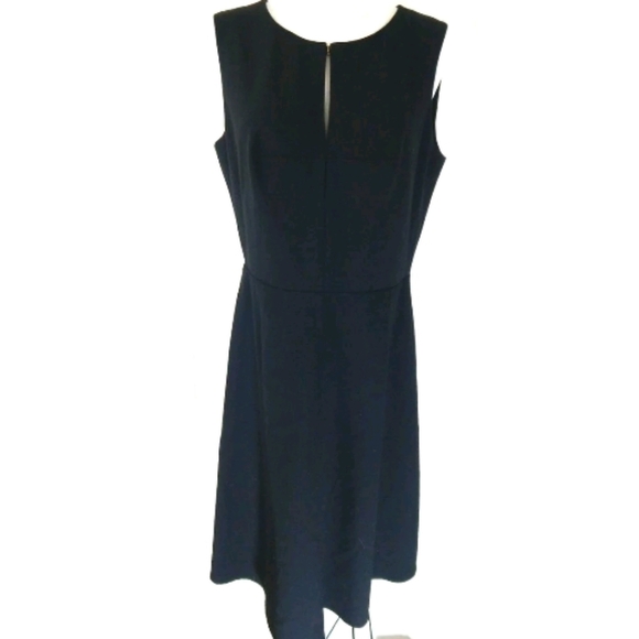 Calvin Klein Keyhole Fit Flare Career Dress - Picture 2 of 4